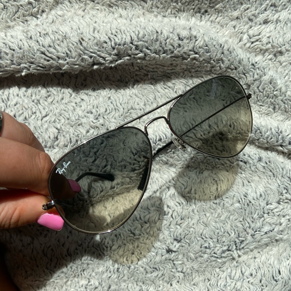 Silver RayBan Aviators